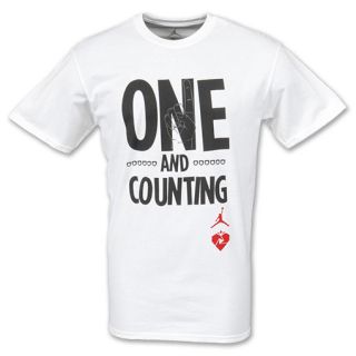 Jordan 1 and Counting Mens Tee White