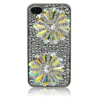 Elegant Handmade Swarovski Crystal Flower Cover Case for