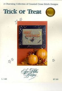 Counted Cross Stitch Trick or Treat Sue Hillis Chart