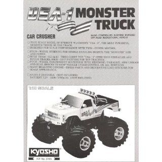 Kyosho USA 1 1/10 electric monster truck instruction manual #3165