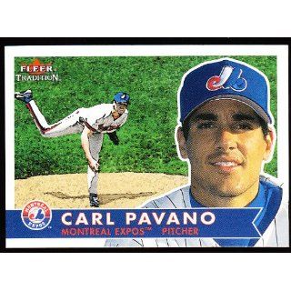 Carl Pavano 2001 Fleer Tradition MLB Card #233 (Montreal