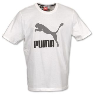 Puma Vintage Mens Tee Shirt White/Grey