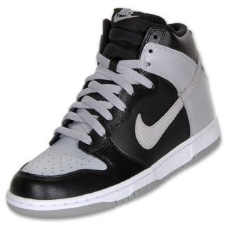 Mens Nike Dunk High Basketball Shoes Black/Wolf