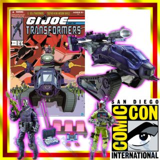   Con 2012 Exclusive Shockwave Hiss Tank GI Joe Transformers Crossover