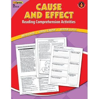 8 Pack EDUPRESS CAUSE EFFECT COMPREHENSION BOOK RED
