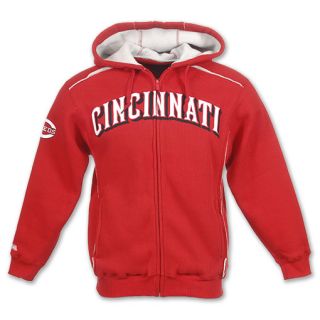 Dynasty Mens Cincinnati Reds Sherpa Fleece Jacket