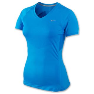 Nike Speed Womens Tee Shirt Blue Glow