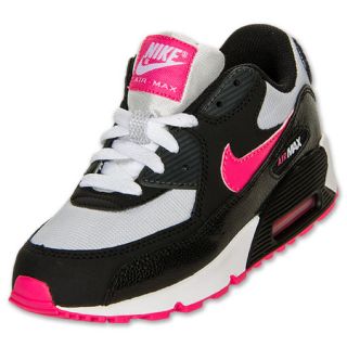 Girls Preschool Nike Air Max 90 Running Shoes Pure