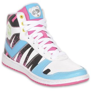 Pony Womens City Wings Cosmo High White/Light Blue