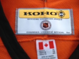 2012 Philadelphia Flyers Autographed Koho Stitched Hockey Jersey Proof