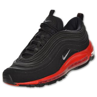 Mens Nike Air Max 97 Black/Challenge Red/Black