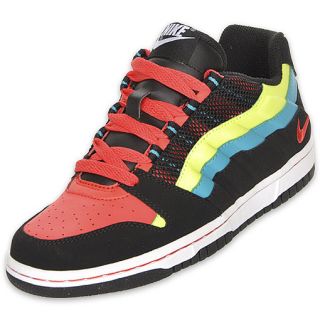 Nike Vunk Kids Casual Shoe Black/Hot Red/Volt/Aqua