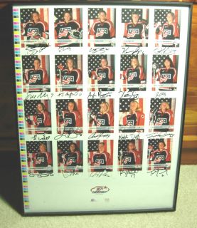 USA 2002 Ladies Olympic Hockey Team Autographed Poster GREAT GIFT