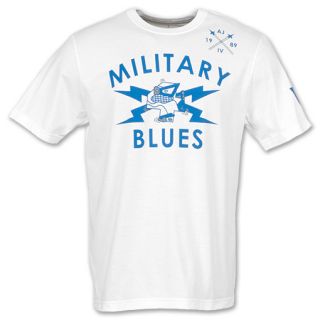 Jordan Military Blues Mens Tee Shirt White
