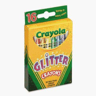  Glitter Crayons Asst 16 Pk Box 52 3716 Pack Of 12 Toys & Games
