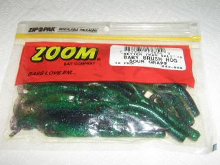 Zoom® Soft Plastic Baits Baby Brush Hog 12 PK