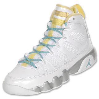 Air Jordan Retro 9 Kids Basketball Shoe White