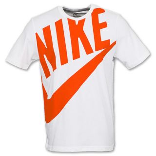 Mens Nike Exploded Futura Tee Shirt White/Stealth