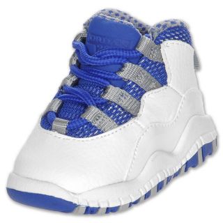 Jordan Retro 10 Toddler Basketball Shoes White/Old