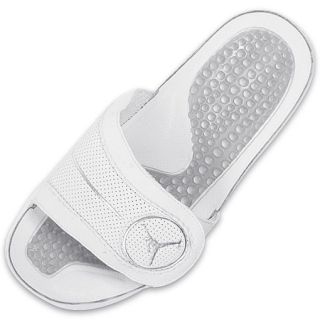 Jordan Mens Hydro Sandal White/Silver
