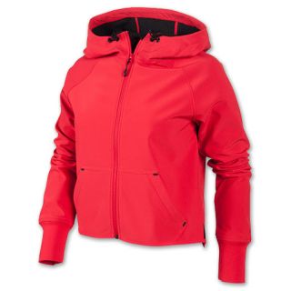 Womens Nike Drop Back Sphere Hoodie Hyper Red