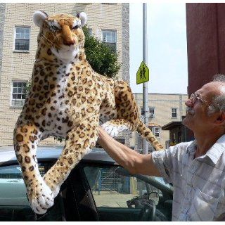 GIANT 38 SPOTTED LEOPARD HIGH QUALITY STUFFED REALISTIC
