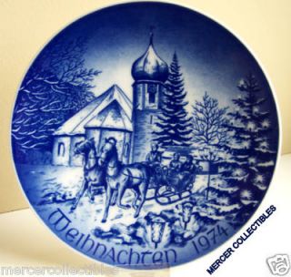 1974 Bareuther Hinterzarten in The Black Forest Christmas Plate