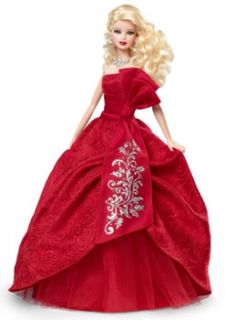 New Barbie Collector Holiday Barbie 2012 Doll Dress Christmas Girl Toy