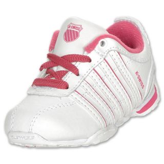 Swiss Arvee Toddler Shoes White/Pink