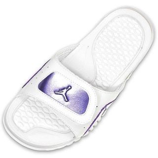 Jordan Kids Hydro V Sandal White/Pure Purple