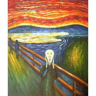 The Scream of Edvard Munch Oil Painting on Canvas Hand