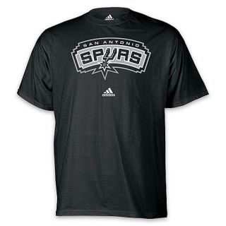 adidas San Antonio Spurs Logo Mens Tee Black