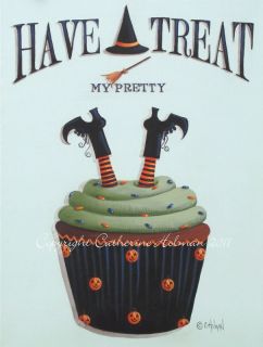 My Pretty Halloween Cupcake Print Catherine Holman