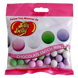 Jelly Belly Chocolate Dutch Mints, 2.9 Ounce Bags (Pack of 12) 
