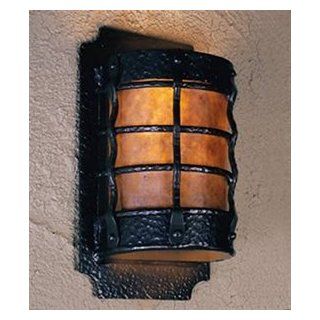 Mica Lamp Company LF205A Vintage Black Iron Outdoor Sconce