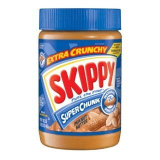 Skippy Peanut Butter, Super Chunk, 16.3 Ounce Jars (Pack of 6) 
