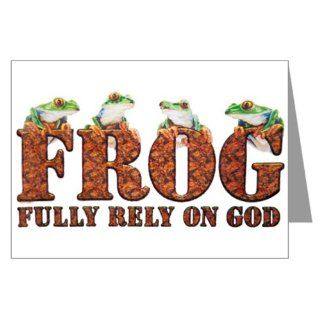 Greeting Cards (10 Pack) FROG Fully Rely On God