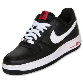 Mens Nike Air Force 1 Low Casual Shoes Black/White
