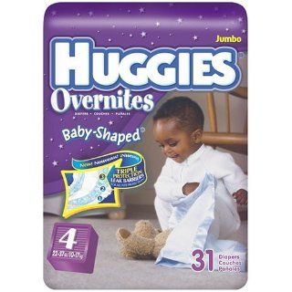 Huggies Overnites Baby Shaped Fit, Step 4 (22 37 Lbs), 31