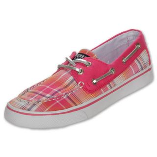 Sperry Bahama Kids Casual Shoes Pink Plaid