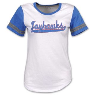 Kansas Jayhawks Tri Haden Womens NCAA Tee Shirt