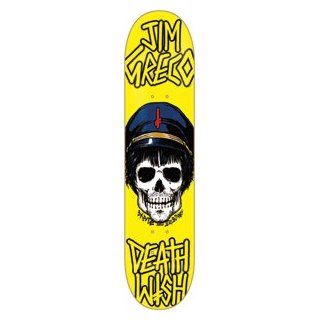 Deathwish Greco Apptetite Skull Skateboard Deck   8.0