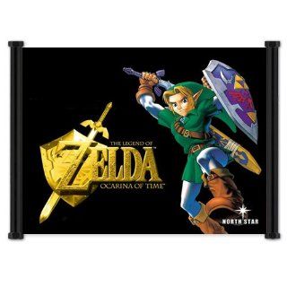 Legend of Zelda Ocarina of Time Game Fabric Wall Scroll