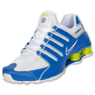 Mens Nike Shox NZ Running Shoes Soar/White/Cyber