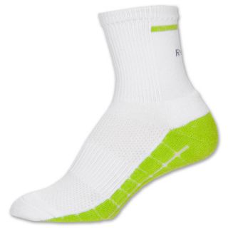 Reebok Flex Crew Cut Youth Socks 3 Pack White/Green