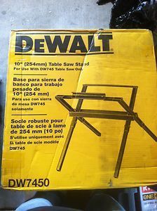 New Dewalt DW7450 Folding Portable Table Saw Leg Stand Kit for DW745