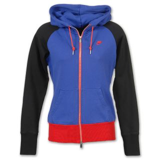 Nike AW77 Statium Full Zip Womens Jacket Blue