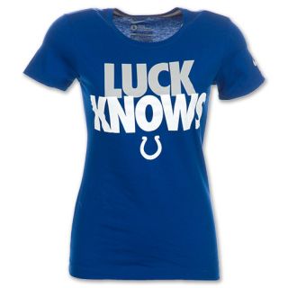 Nike NFL Indianapolis Colts Luck Knows Womens Tee Shirt