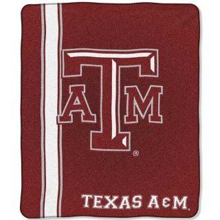 BSS   Texas A&M Aggies NCAA Royal Plush Raschel Blanket