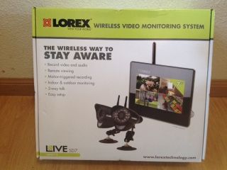 LOREX Wireless home monitoring system with 2 wireless cameras SD7